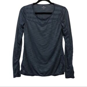 Athleta Blue Long Sleeve Running Shirt